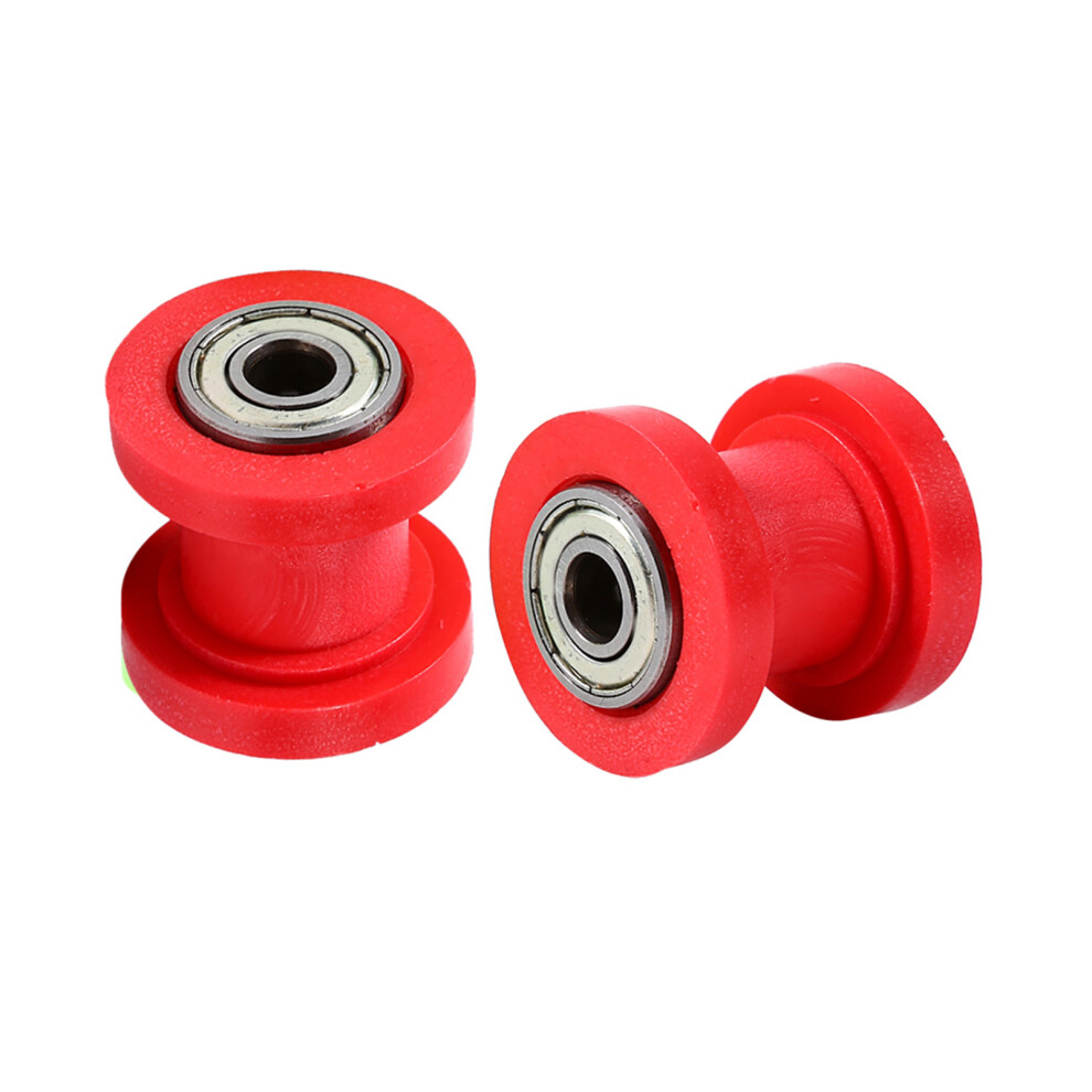 8Mm Id Chain Roller Tensioner Guide Wheel Chinese Dirtbike Pit Bike Red 7621324468081