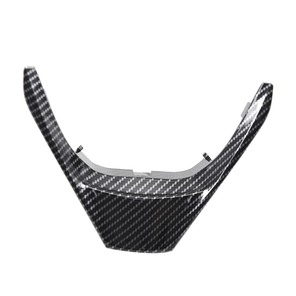 Car Steering Wheel Cover V Shaped Frame Carbon Fiber Trim 4853021323964