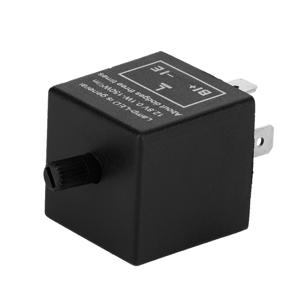 12V 3 Pin Adjustable Led Flasher Blinker Relay Fix For Turn Signal Indicator Light 4611324468580