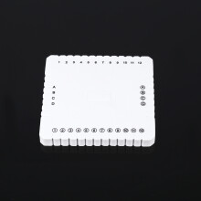 White Square EVA Foam Thread Disk Braiding Plate Braided Weaving Board(105mm)