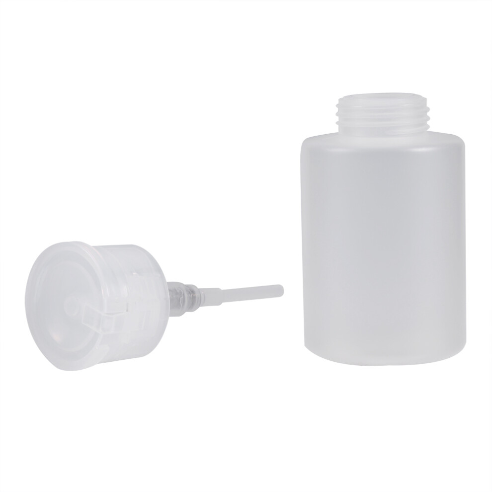 120ML Pump Dispenser Nail Art Acrylic Alcohol Liquid Cleaner Empty Remover Bottle