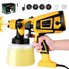 Paint Sprayer, 800W HVLP Paint Spray Gun,1400ml Electric Paint Gun