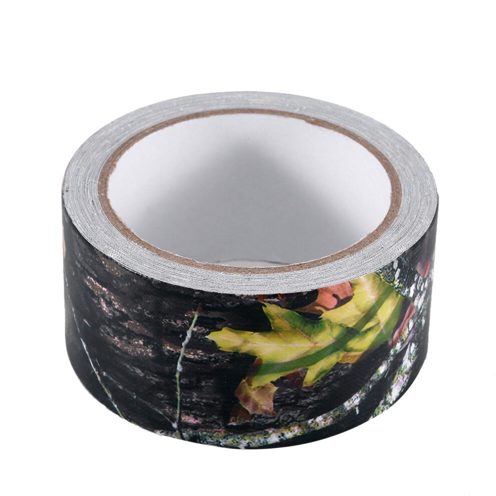 10M Waterproof Bionic Adhesive Camouflage Tape For Camping Hunting Hiking(Leaves Camouflage) 7671324471697