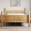 Home Discount (Double) Corona Bed Frame High Foot Pine Wood Rustic Wax 3