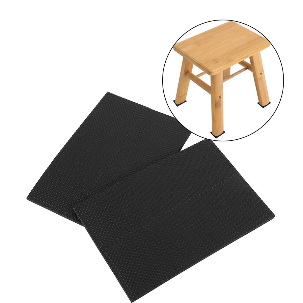 4Pcs Black Non Slip Self Adhesive Floor Protectors Furniture Sofa Desk Chair Rubber Feet Pads 8711324472023