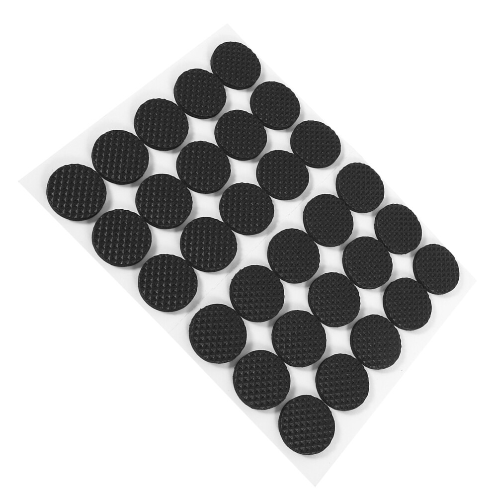 30Pcs Black Non Slip Self Adhesive Floor Protectors Furniture Sofa Table Chair Rubber Feet Pad 4001324471985