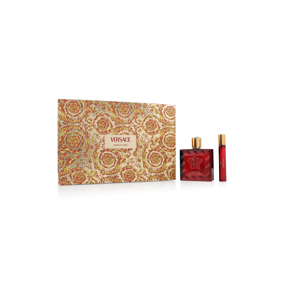 Versace Eros Flame Eau de Parfum 100ml Spray Gift Set