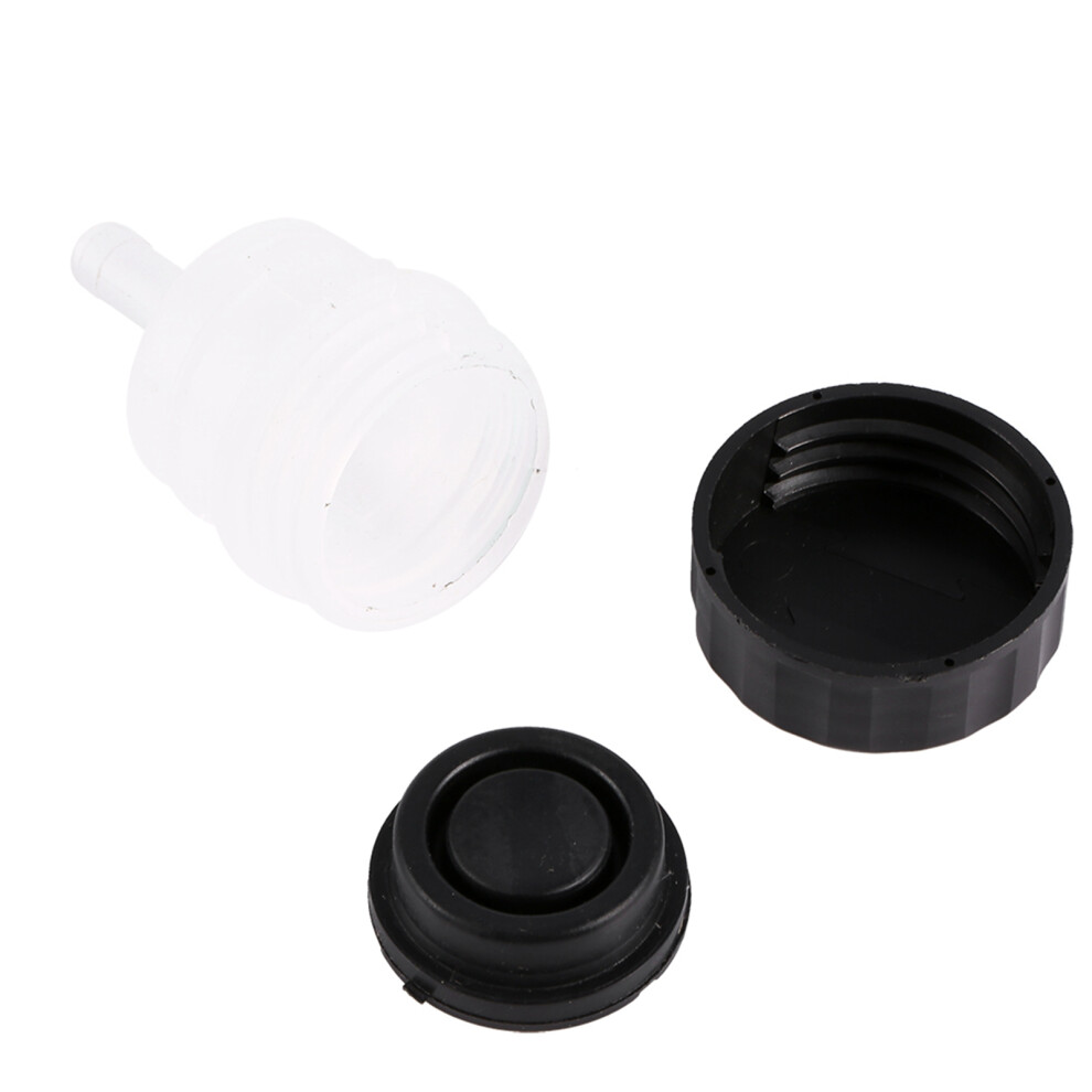 Motorcycle Foot Rear Brake Master Cylinder Tank Oil Cup Fluid Bottle Reservoir 4911324472946
