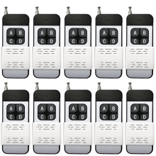 Interruttore di controllo remoto RF wireless 433MHZ per porta da garage a 4 tasti EV1527