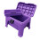 Large Tool Storage Box (Purple Plastic Step Stool Utility Case) 2