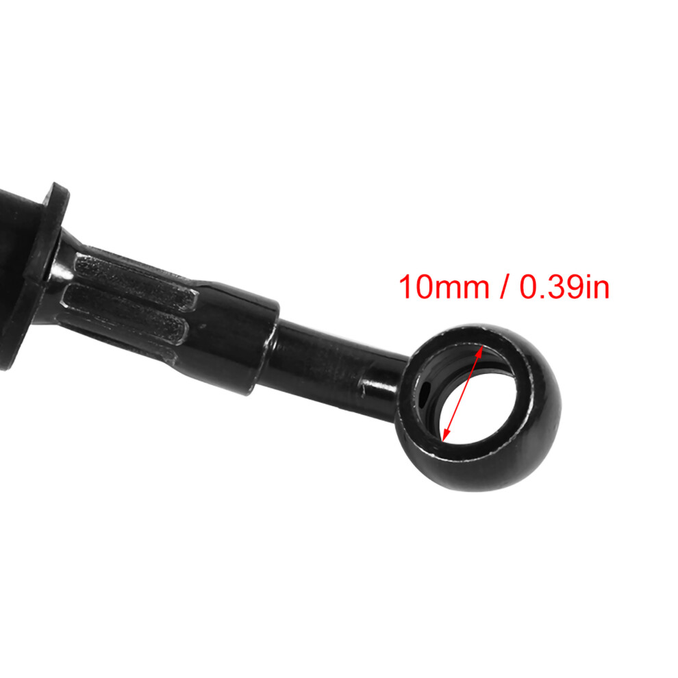 90cm Motorcycle Motorbike Braided Steel Brake Clutch Oil Hose Line Pipe Red-image-OPC-PHWPQK7-NEW