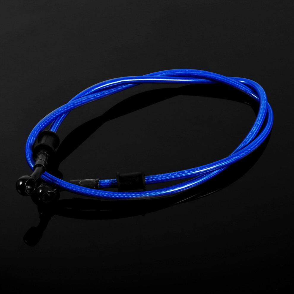 90Cm Motorcycle Enduro Bike Braided Steel Brake Clutch Oil Hose Line Pipe Blue 8281324474902