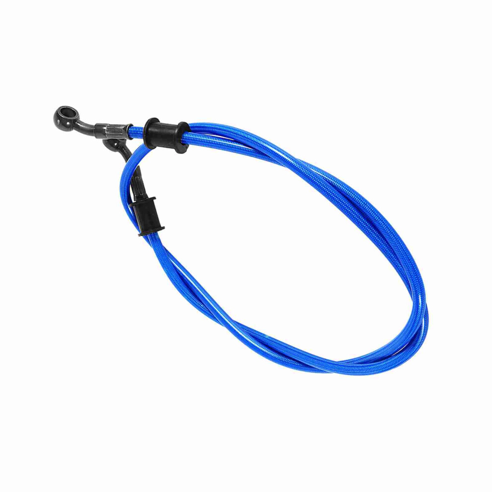 1Pcs 120Cm Motorcycle Bike Braided Steel Brake Clutch Oil Hose Line Pipe Blue 7891324474881