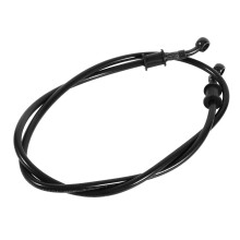 1x 60cm Motorcycle Motorbike Braided Steel Brake Clutch Oil Hose Line Pipe Black