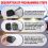 Telecomando per porta da garage compatibile con multicodice 300 MHz 10 Dip Switch 3