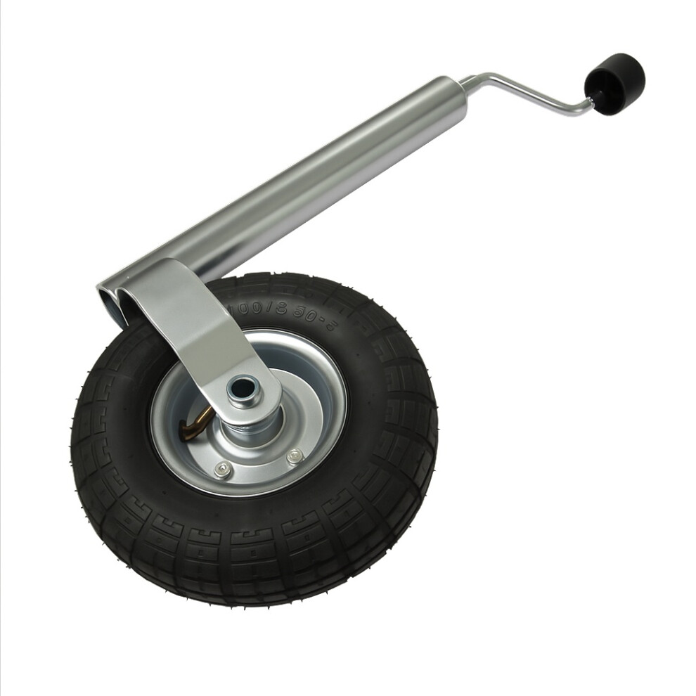 Securefix Direct Pneumatic Caravan Jockey Wheel 48Mm - Metal Rim (Heavy Duty Trailer)