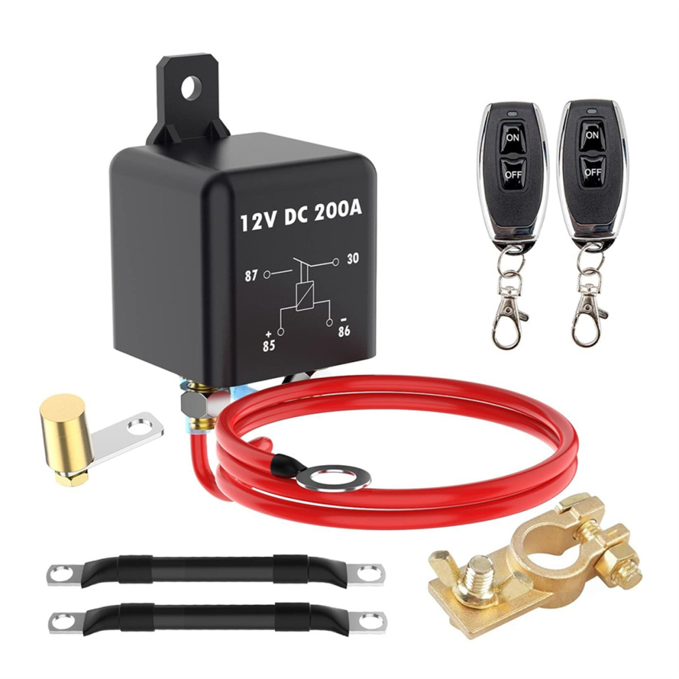 Remote Battery Disconnect Switch Top Post Negative Battery Shut Off 4851826013721