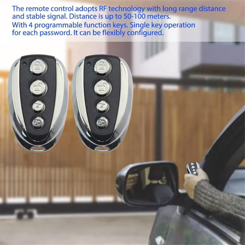 Remote Control for Automatic Gate Opener -433.92 MHz with Backup Keys 1