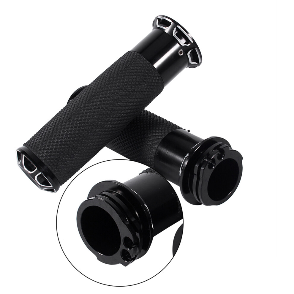 1"25Mm Cnc Motorcycle Handle Bar Hand Grips For Touring 8761324475326