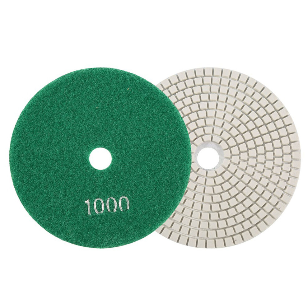 5'' Inch 125Mm Wet Diamond Polishing Pads Grinding Discs For Granite Concrete Marble(1000) 9421324476134