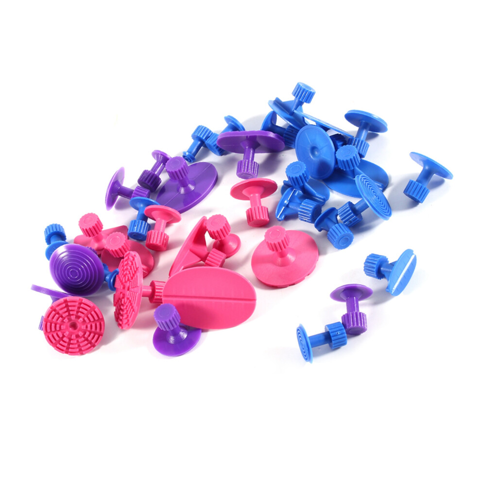 36Pcs Auto Car Body Paintless Dent Repair Tools Glue Puller Tabs Removal Kits 4901324476648