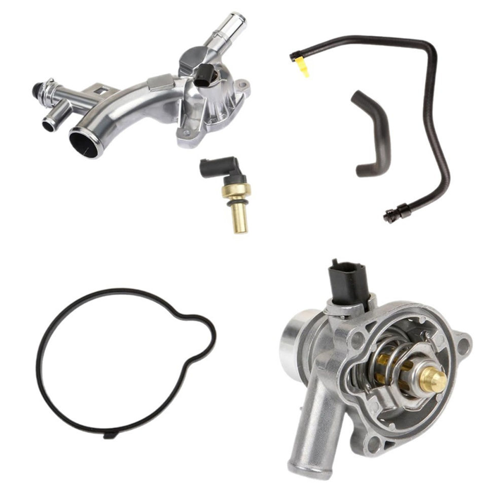 Coolant Thermostat Housing&Water Outlet Kit For 4851826023324