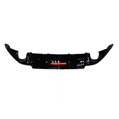 For VW Golf GTD GTI TSI TDI MK7.5 Rear Valance Diffuser Lip WITH LED 1