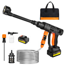 Cordless Pressure Washers, High Pressure Washer Portable Car Cleaner Machine with 2 Batteries /High Power Water Gun