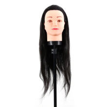 New Hairdressing Practice Training Mannequin Head With Clamp Black