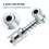 Grease Coupler Adapter 3 Jaws Angle Swivel Snap Right Side Accessory 4
