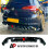 For VW Golf MK7.5 GTI TDI TCR Style Rear Valance Diffuser Spoiler Body Kit 1