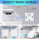 Smart Immersion Heater Timer, 40A 8000W WiFi Smart Switch with Timer, Smart Touch Boiler Timer Switch Works (White) 3