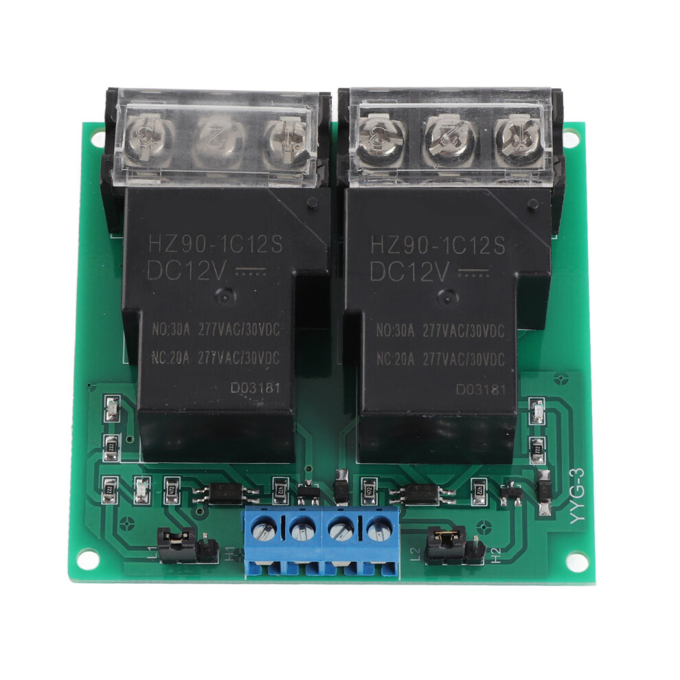 2 Channel Relay 30A Stable Performance Relay Module For Automation Equipment Industrial Control 5021324481271