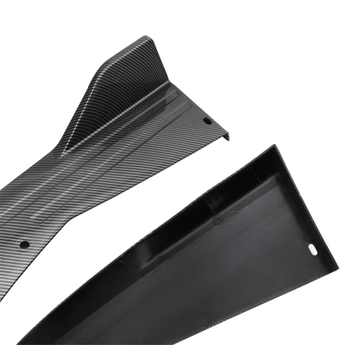 48cm Heckstoßstangenschutz Canards Splitter Seitenschweller Kohlefaser 2