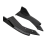 48cm Rear Bumper Protector Canards Splitter Side Skirt Black 4