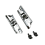 For LS460 2007-2009 Car Headlight Washer Nozzle Cover Set 3