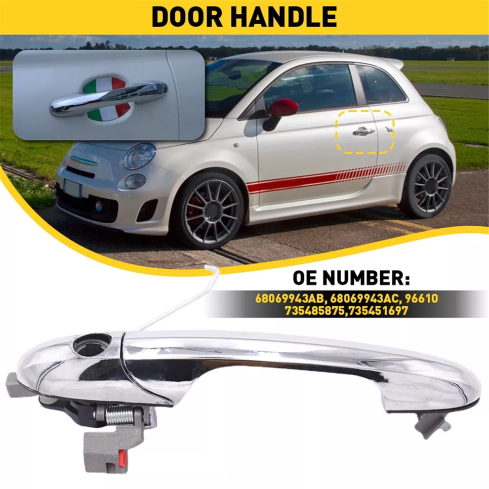 Chrome Driver's Left Front Door Outer Handle For 500 4851826051921