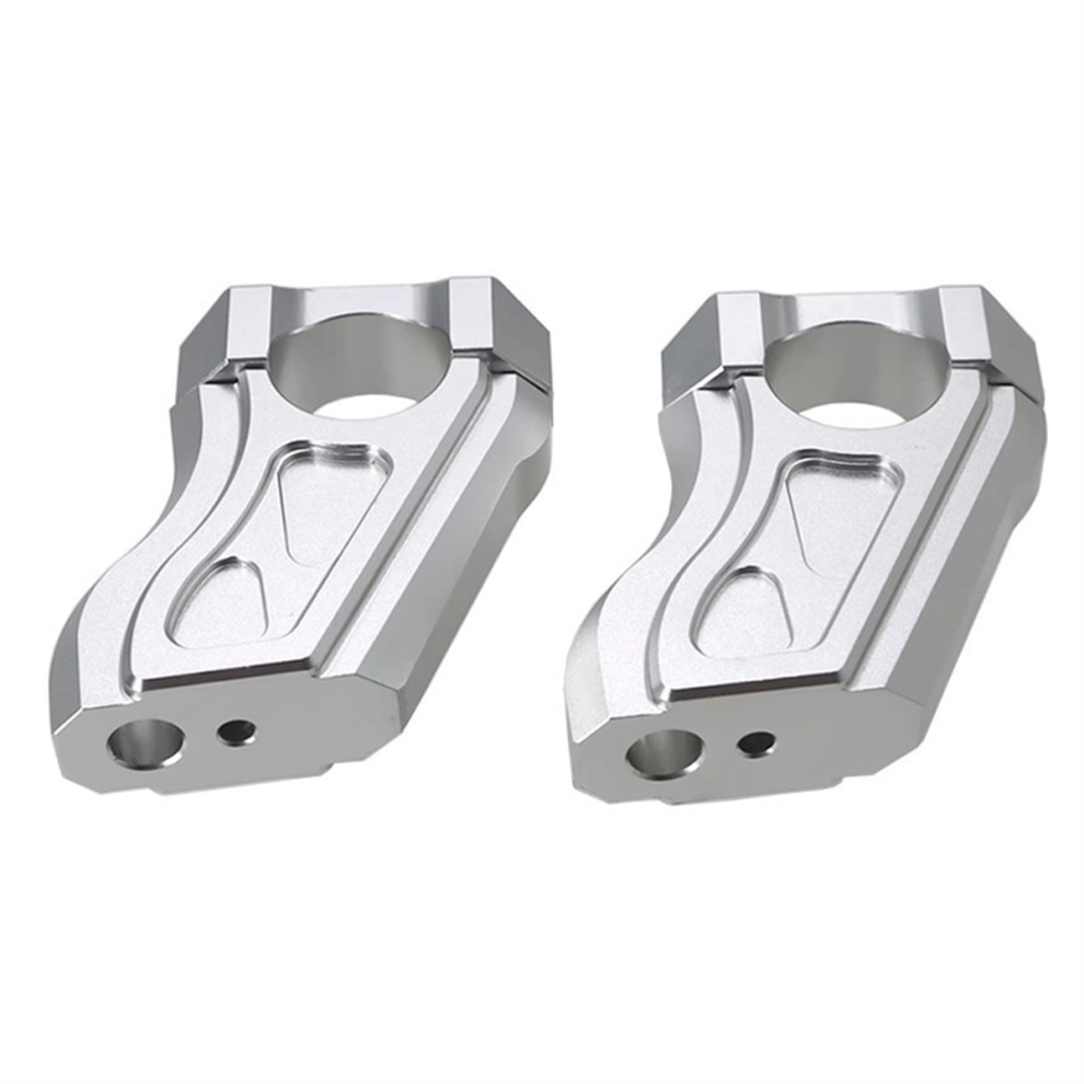 Motorcycle Handlebar Riser Mount Extension Clamps For Silver 4851826054229