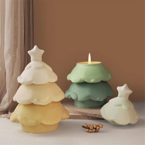 Mysterious Stacked Christmas Tree Silicone Mold 2