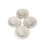 (Large 52mm internal, 4 Pack) Light Grey Rubber Castor Cups 1