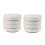 (Large 52mm internal, 8 Pack) Light Grey Rubber Castor Cups 1