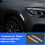 2Pc Car Wheel Eyebrow Reflective Sticker Trim Universal B 2