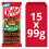 KitKat KitKat Hazelnut Chocolate Sharing Bar 99g (Pack of 15) 2