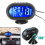 Innenausstattung 3 in 1 Auto Voltmeter Thermometer Uhr 12V/24V 5