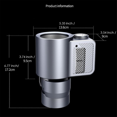 2 in 1 Smart Cooling Cup Holder, Car Cooling Cup Mug Glass Holder 1