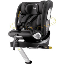 Feakaou 360° ISOFIX Car Seat for Newborn to 12 Years, Black
