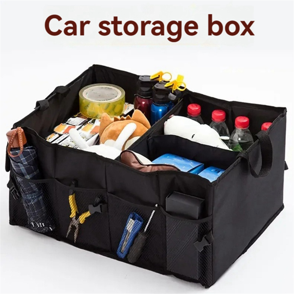 Large Capacity Car Storage Box Auto Trunk Super Foldable Black 4851826081447