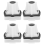 4Pcs Hinten Sitz Schnalle 1609267180 für 1