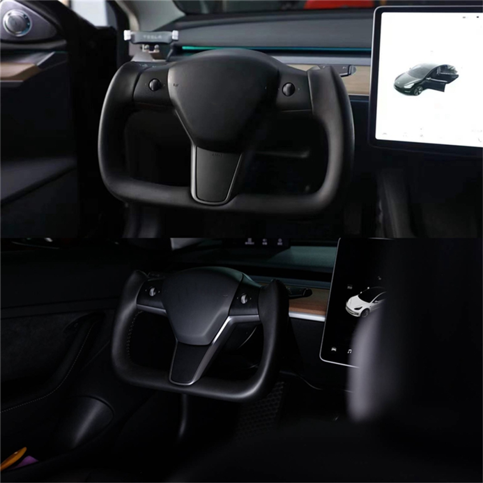 Car Yoke Steering Wheel Steering For Model 3 2017-2023 Model Y 4851826088163