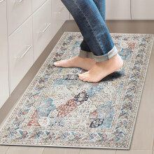 (60 x 110 cm (2 ft. x 3 ft. 7 in), Coastal) Traditional Runner Rugs Nonslip Kitchen Hallway Floor Carpets & Door Mats